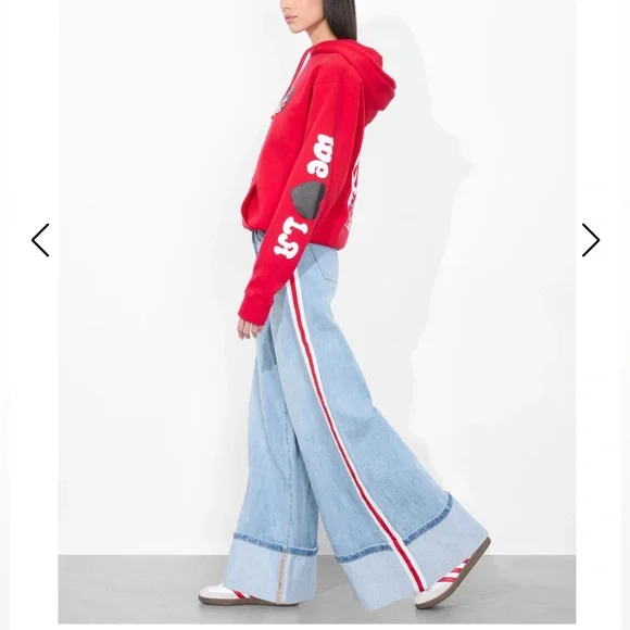 New Alice and Olivia Wallie Cuff jeans - Picture 2 of 16